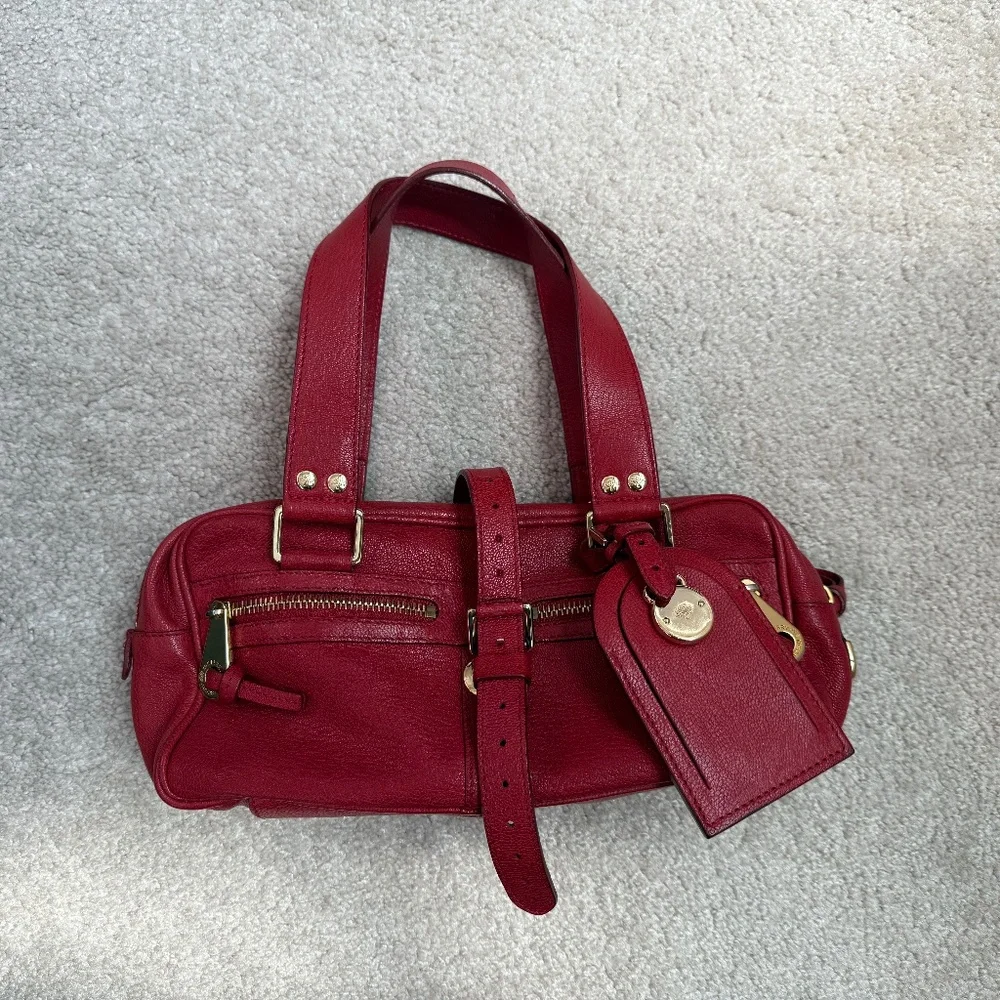 Authentic Mulberry Mabel Bag, red leather - Picture 9 of 13